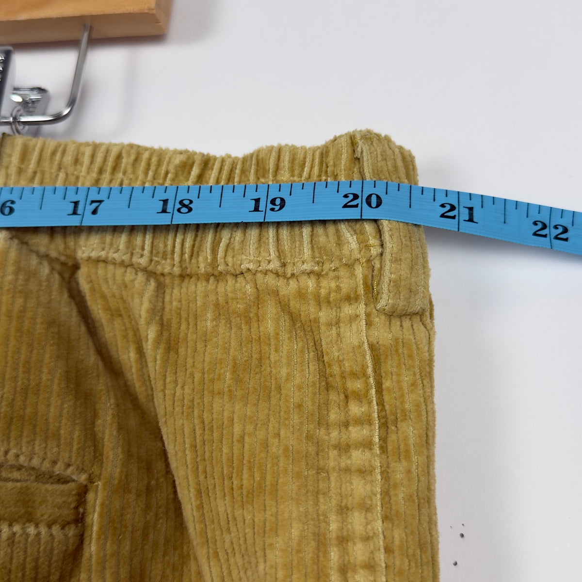Yellow Corduroy Baggy Skate Pants (40x27)