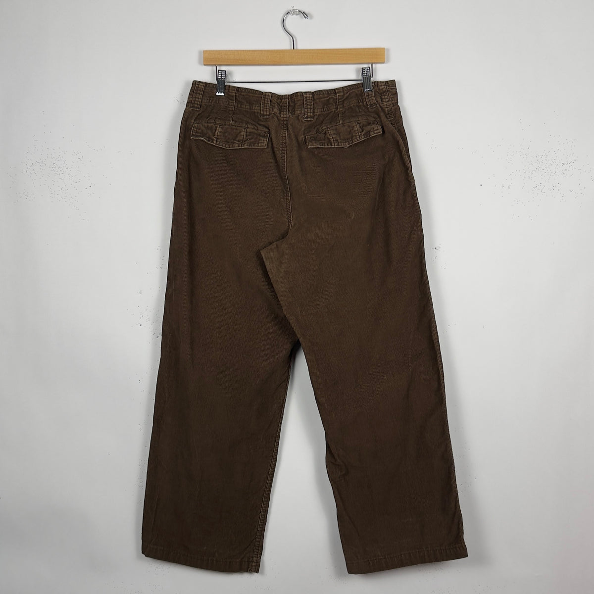 Brown Baggy Corduroy Skate Pants (32x27)