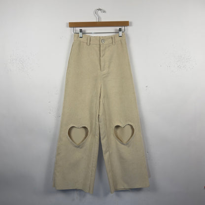 Heart Cut Corduroy Pants (24)