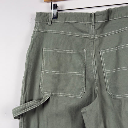 Pistachio Green Carpenter Pants (32)