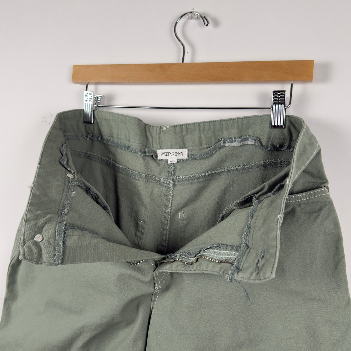 Pistachio Green Carpenter Pants (32)