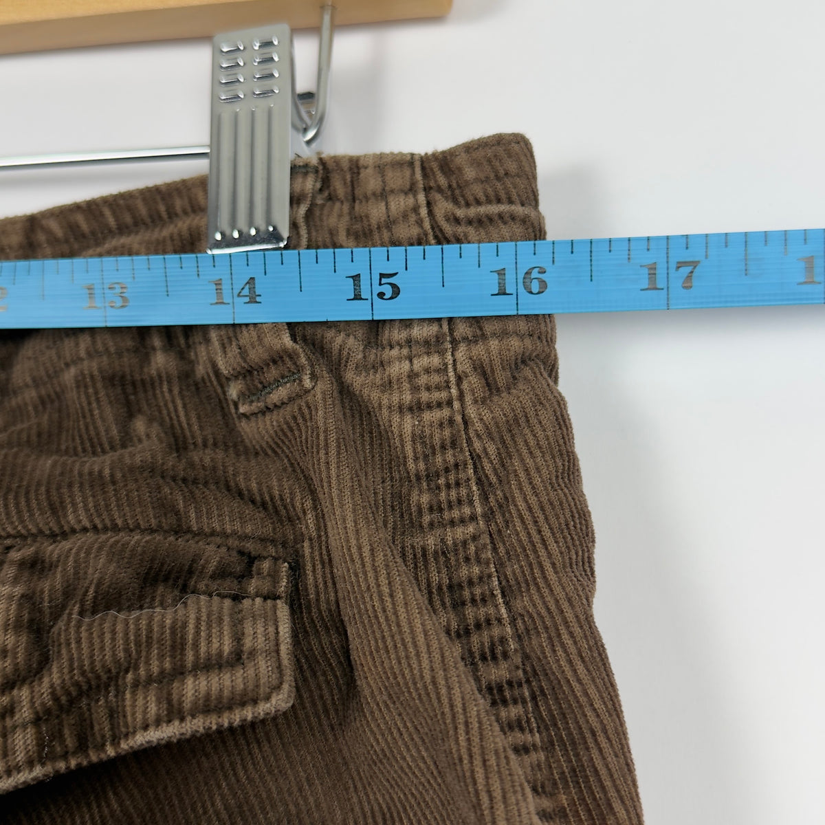 Brown Baggy Corduroy Skate Pants (32x27)
