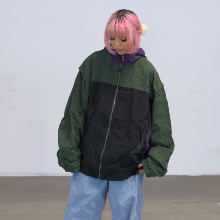 Vintage HEAD Two-Tone Windbreaker (L)