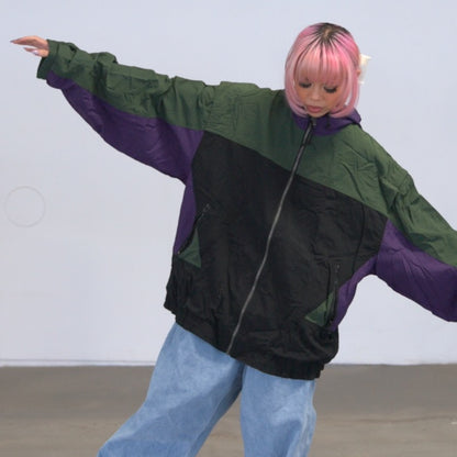Vintage HEAD Two-Tone Windbreaker (L)