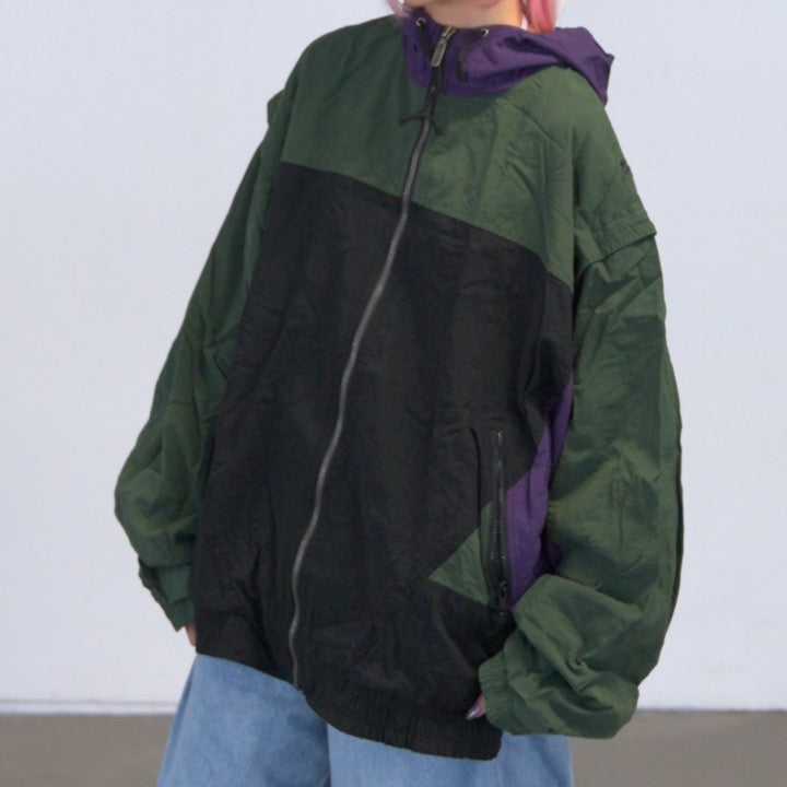 Vintage HEAD Two-Tone Windbreaker (L)