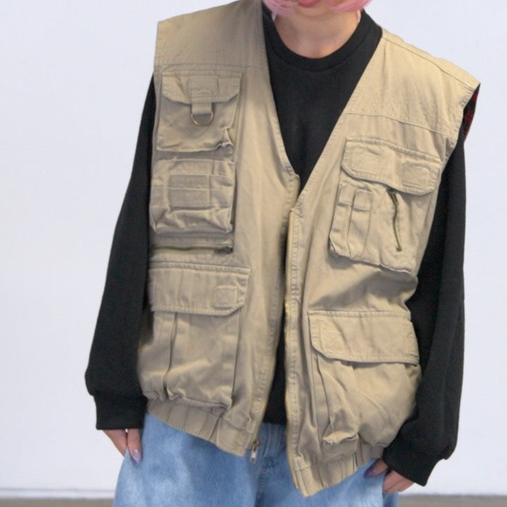 Vintage Tactical Fishing Vest (L-XL)