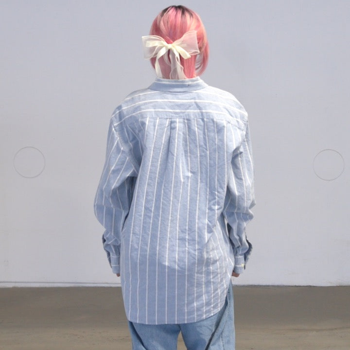 Vintage Tommy Hilfiger Striped Button-Up (L)