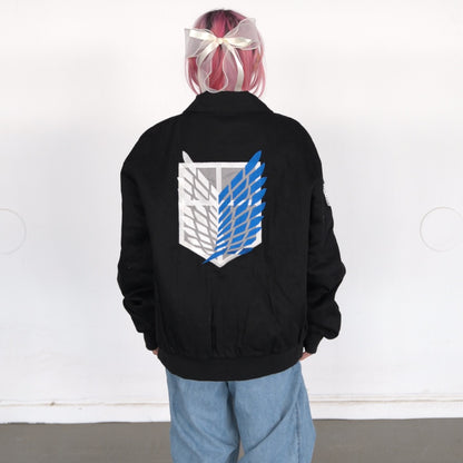 Attack On Titan Black Survey Corp (L)