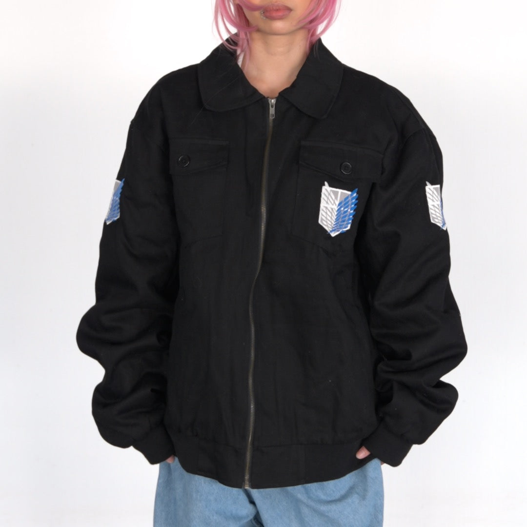 Attack On Titan Black Survey Corp (L)