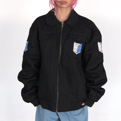 Attack On Titan Black Survey Corp (L)