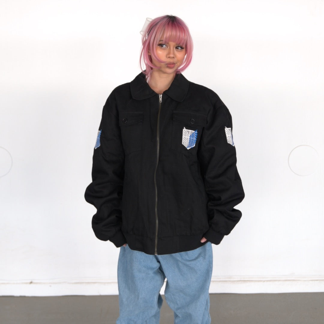 Attack On Titan Black Survey Corp (L)