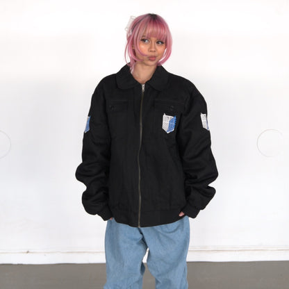 Attack On Titan Black Survey Corp (L)