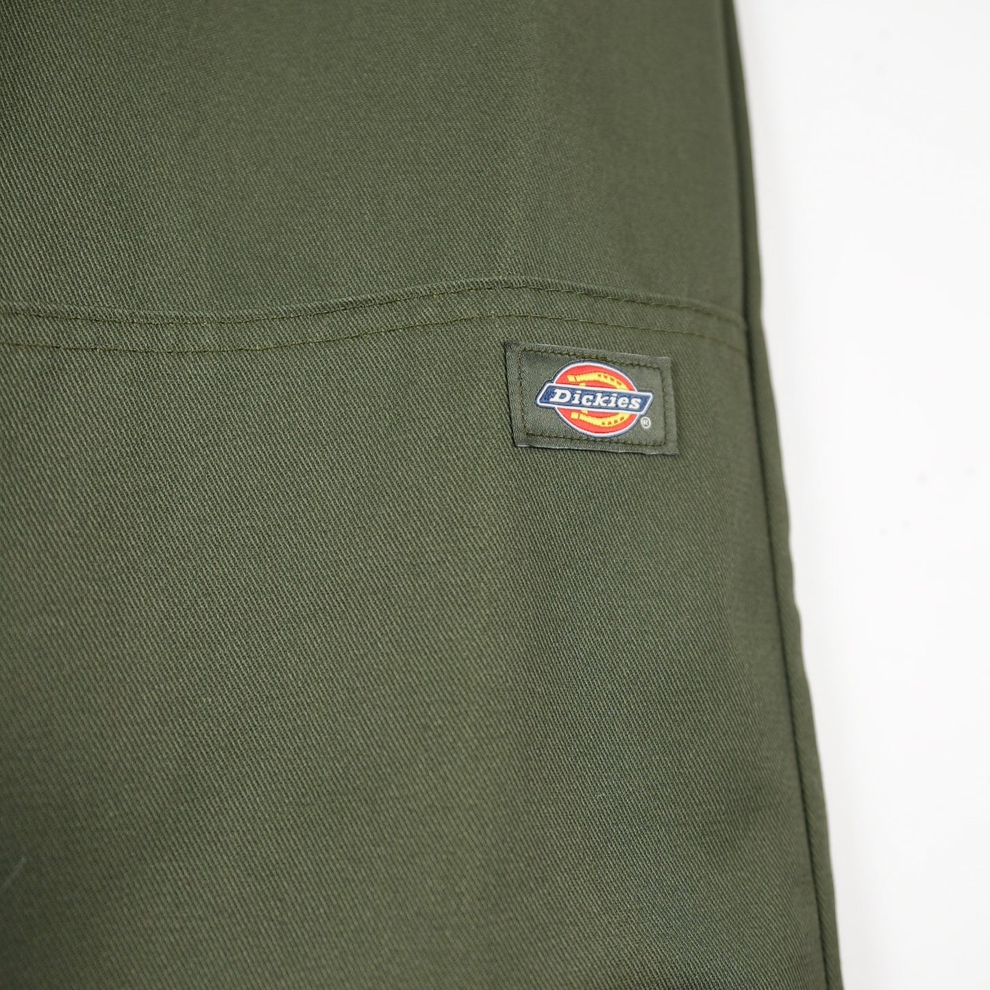 Olive Dickies Double Knee Work Pants 32x30 (Relaxed Fit, Skated In)