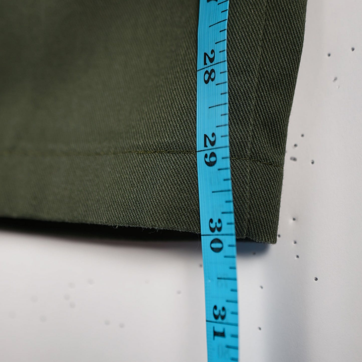 Olive Dickies Double Knee Work Pants 32x30 (Relaxed Fit, Skated In)