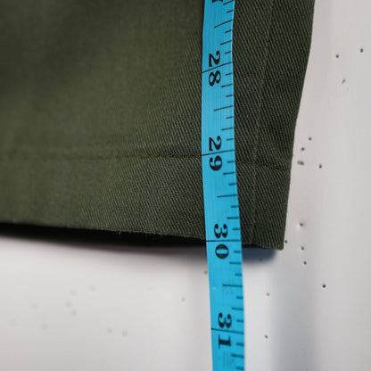 Olive Dickies Double Knee Work Pants 32x30 (Relaxed Fit, Skated In)