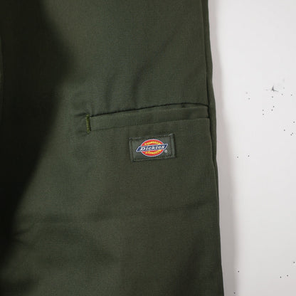 Olive Dickies Double Knee Work Pants 32x30 (Relaxed Fit, Skated In)