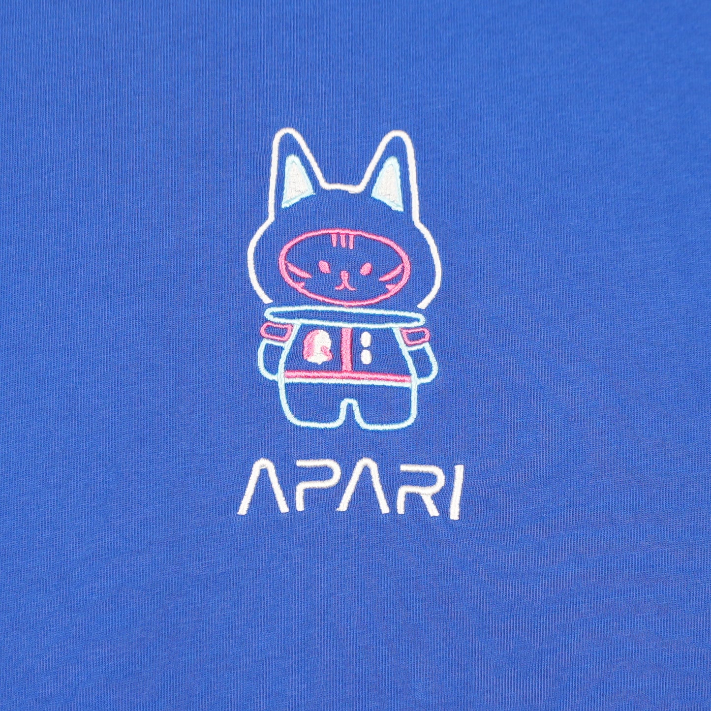 Apari Art Blue/Green “Astro Kitty” Tee (L)