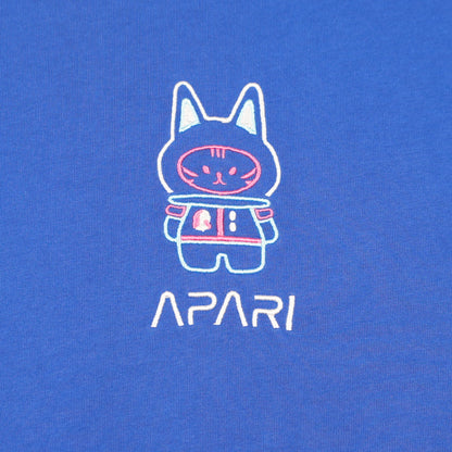 Apari Art Blue/Green “Astro Kitty” Tee (L)