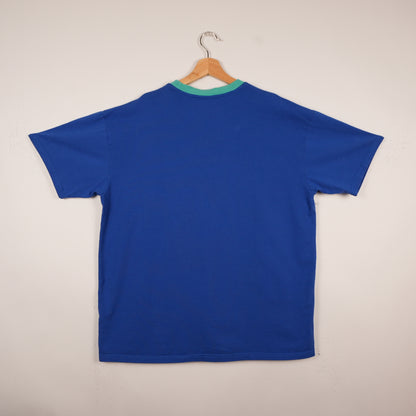 Apari Art Blue/Green “Astro Kitty” Tee (L)