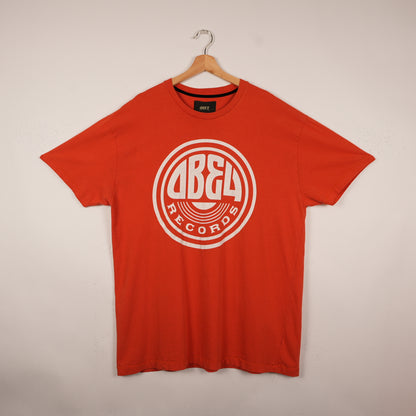 Obey Records Orange Tee (XXL)