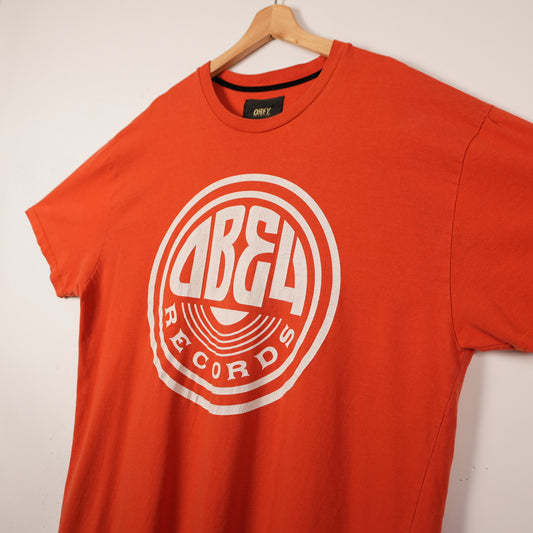 Obey Records Orange Tee (XXL)