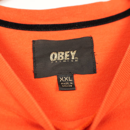 Obey Records Orange Tee (XXL)