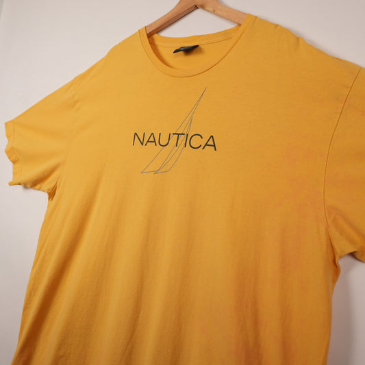 Vintage Yellow Nautica Tee (XXL)