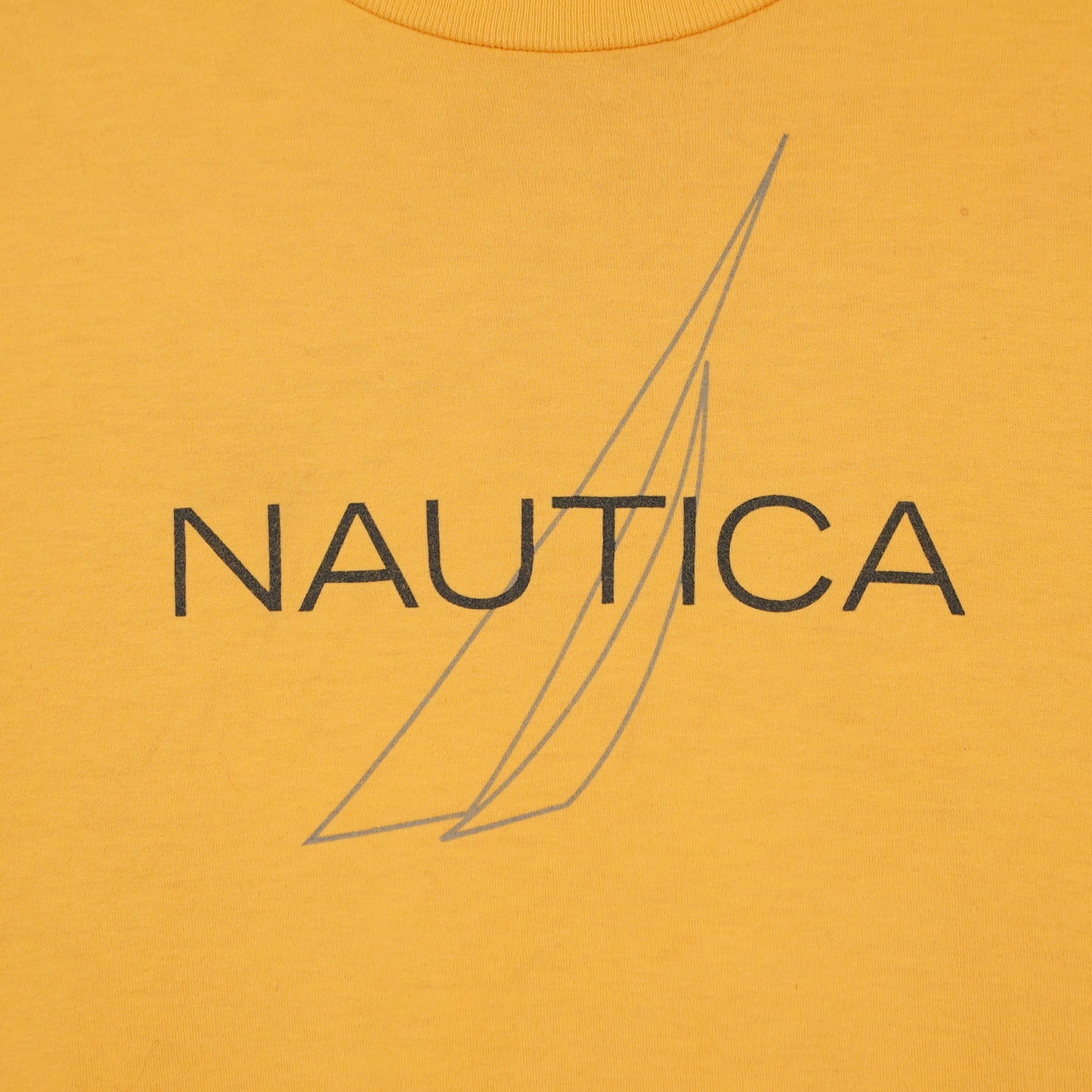 Vintage Yellow Nautica Tee (XXL)