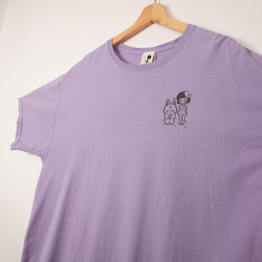Apari Art “Ice Cream Stand” Purple Tee (XL)