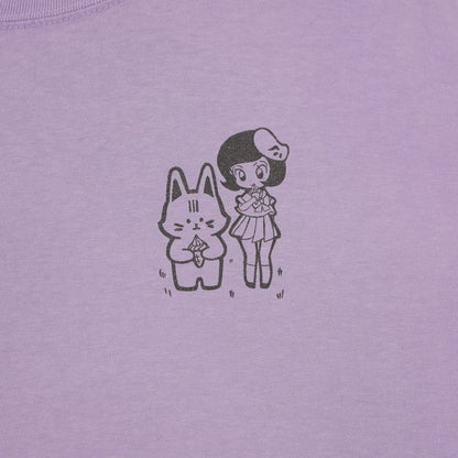 Apari Art “Ice Cream Stand” Purple Tee (XL)