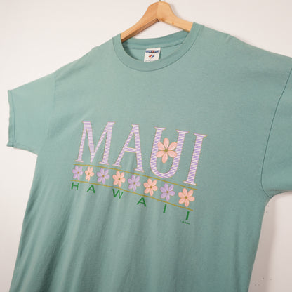 Vintage Maui Hawaii Pastel Green Tee (XL)