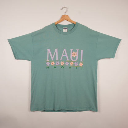 Vintage Maui Hawaii Pastel Green Tee (XL)