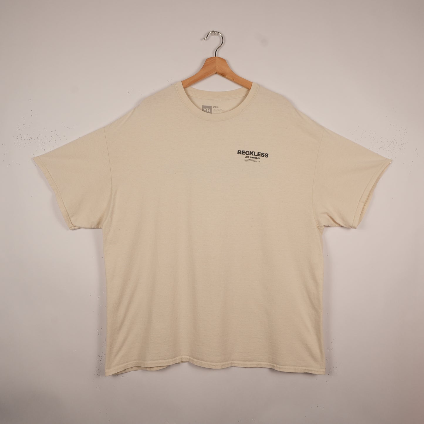 Young & Reckless Los Angeles Cream Tee (XXL)