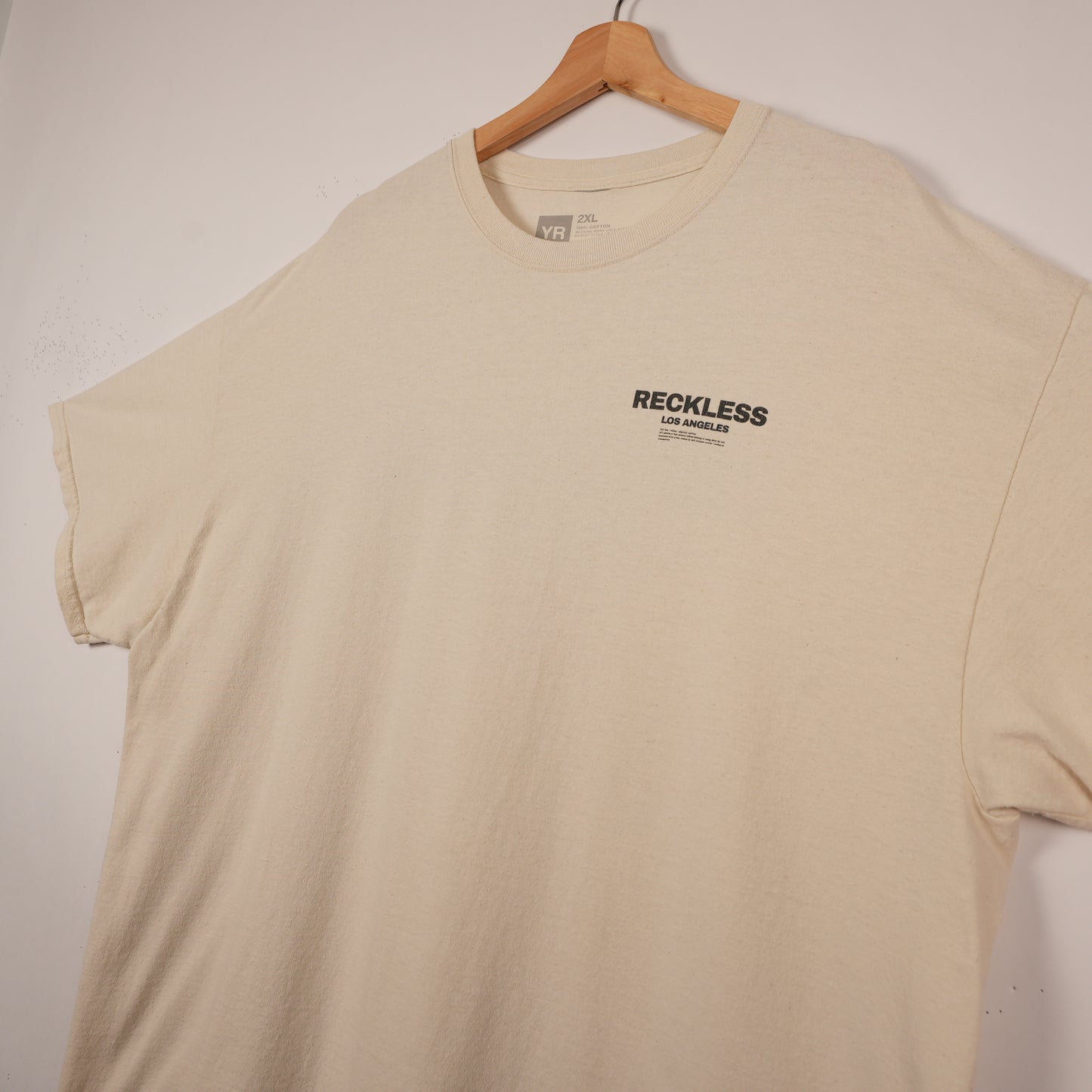 Young & Reckless Los Angeles Cream Tee (XXL)