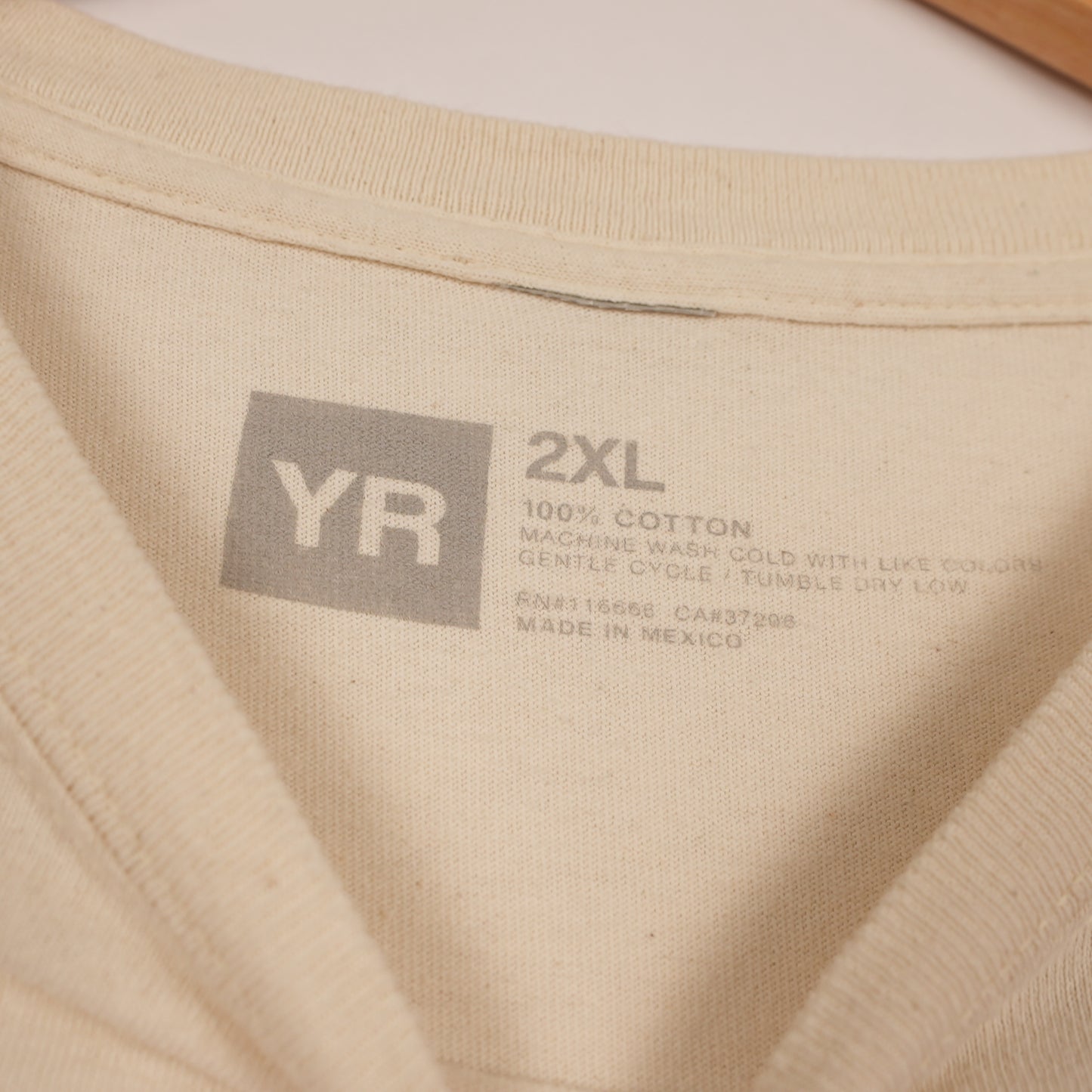 Young & Reckless Los Angeles Cream Tee (XXL)