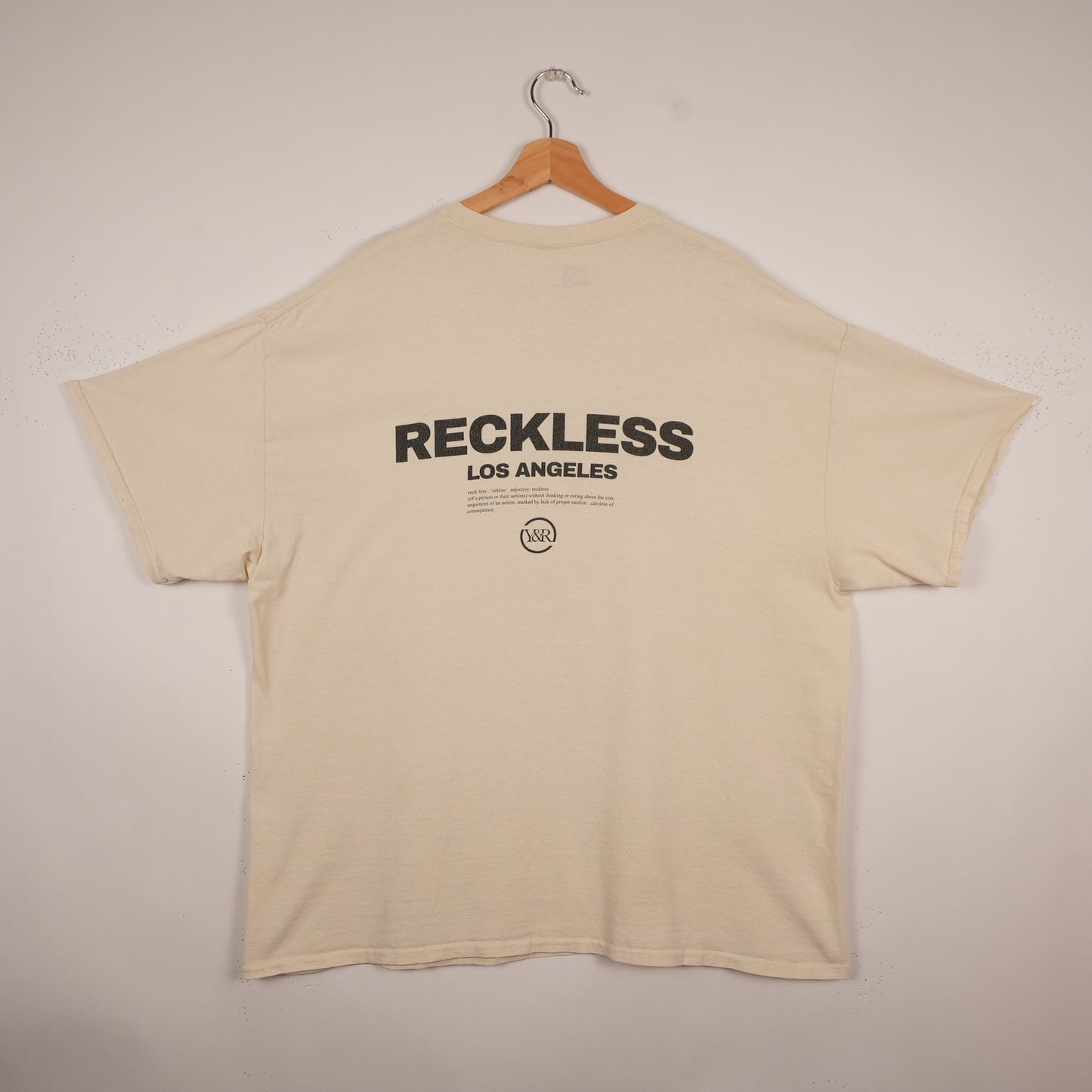 Young & Reckless Los Angeles Cream Tee (XXL)