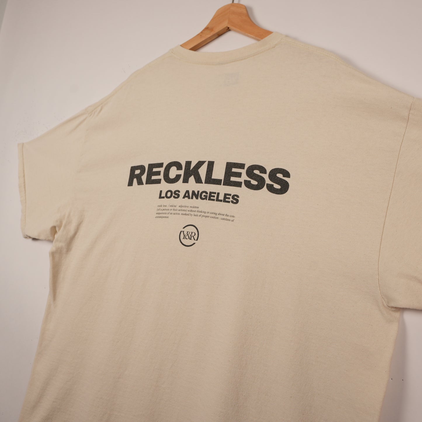 Young & Reckless Los Angeles Cream Tee (XXL)