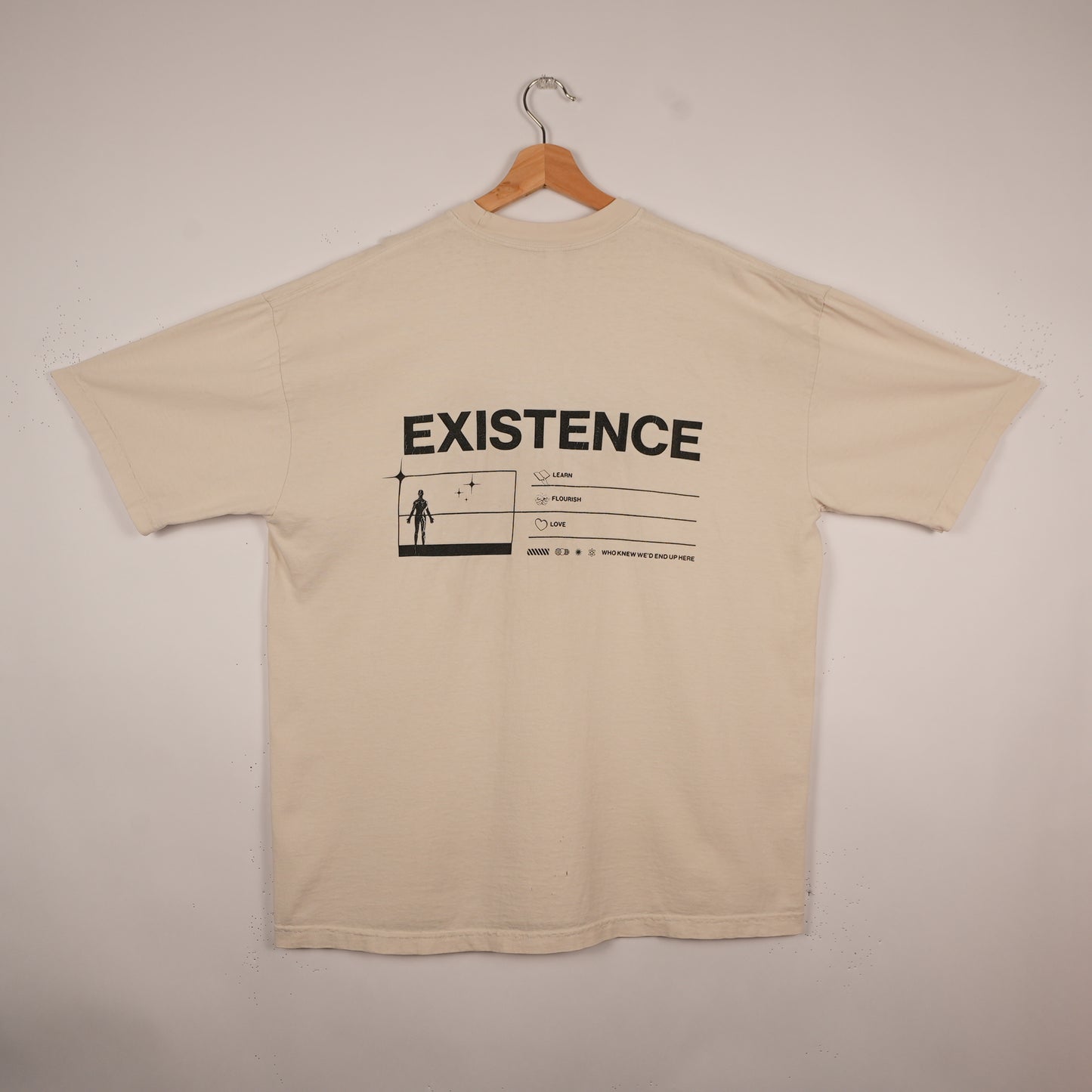 Finding Reason “Existence” Cream Tee (XL)