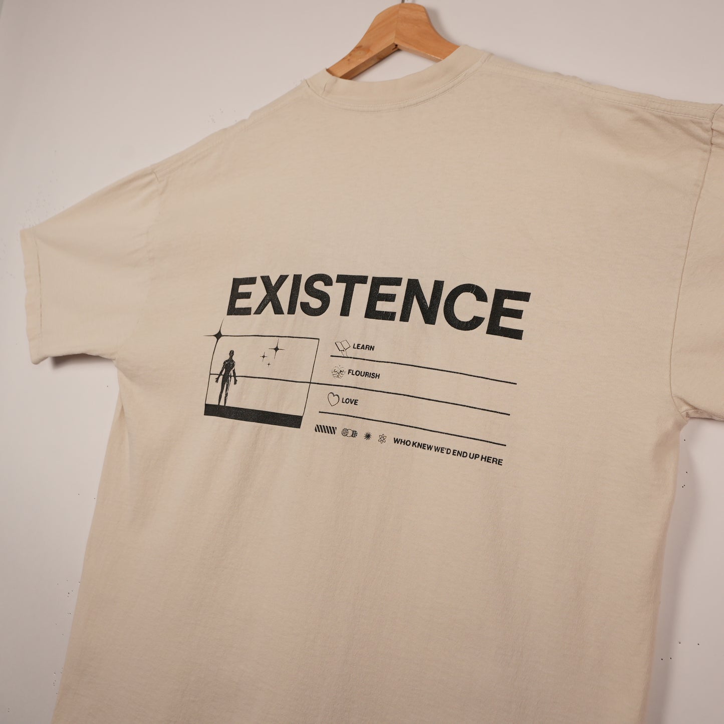 Finding Reason “Existence” Cream Tee (XL)
