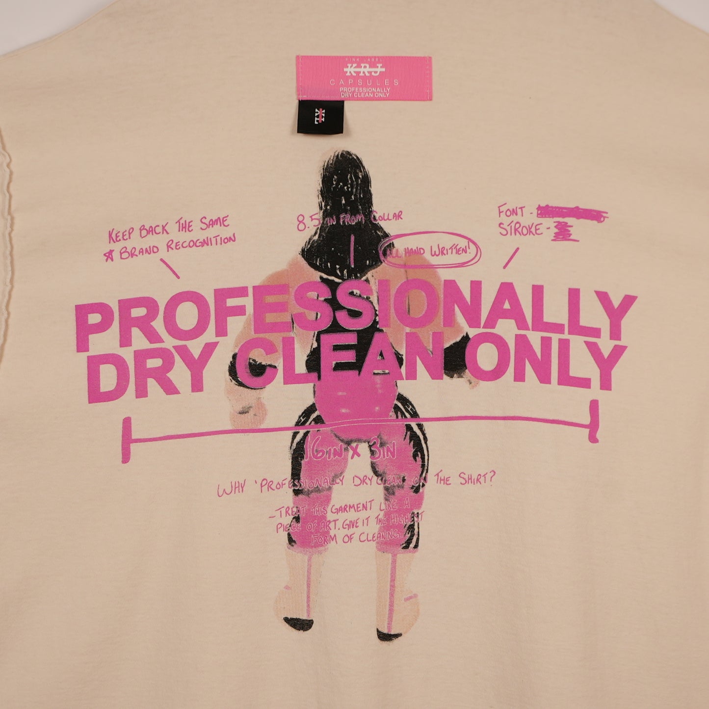 KRJ “Professionally Dry Clean Only” Tee (XL)