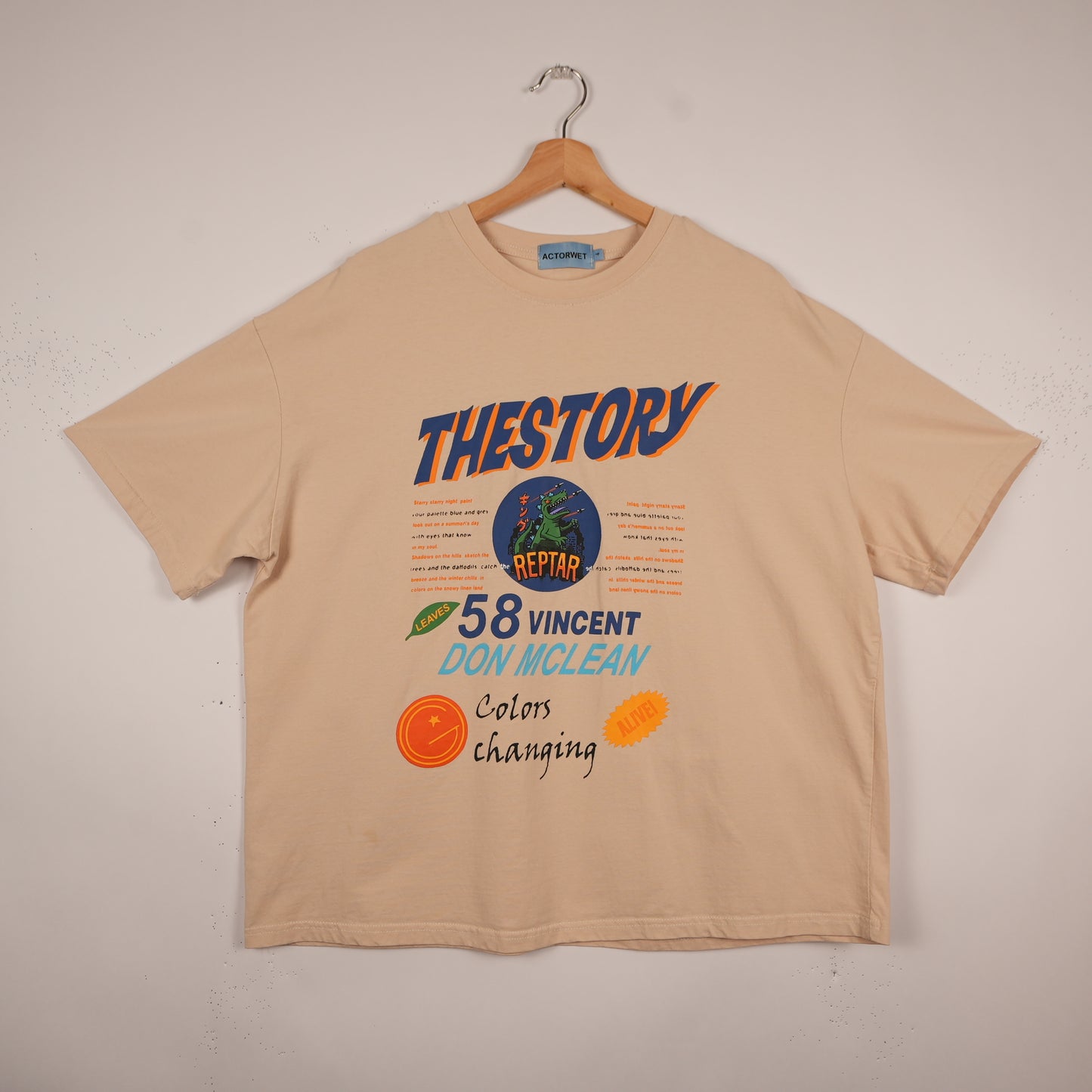 ActorWet “The Story / Reptar” Tee (XL)