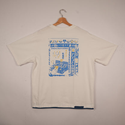 Aelfric Eden “Blue Label Japanese Graphic” Tee (L)