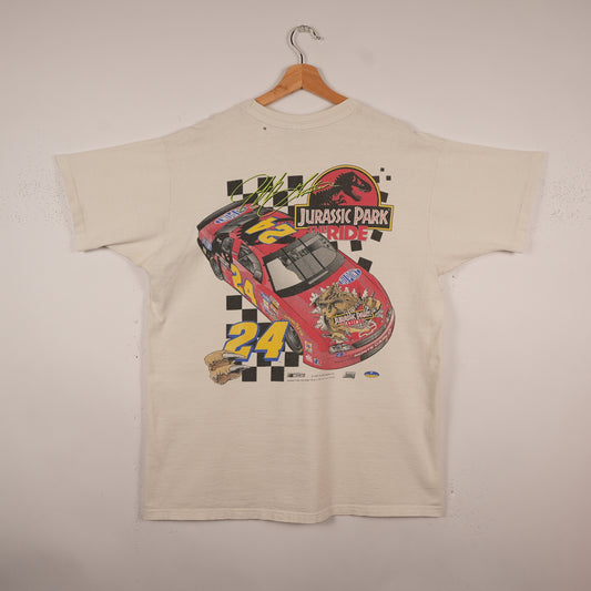 Vintage 1997 Jurassic Park “The Ride” Racing Tee