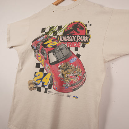 Vintage 1997 Jurassic Park “The Ride” Racing Tee