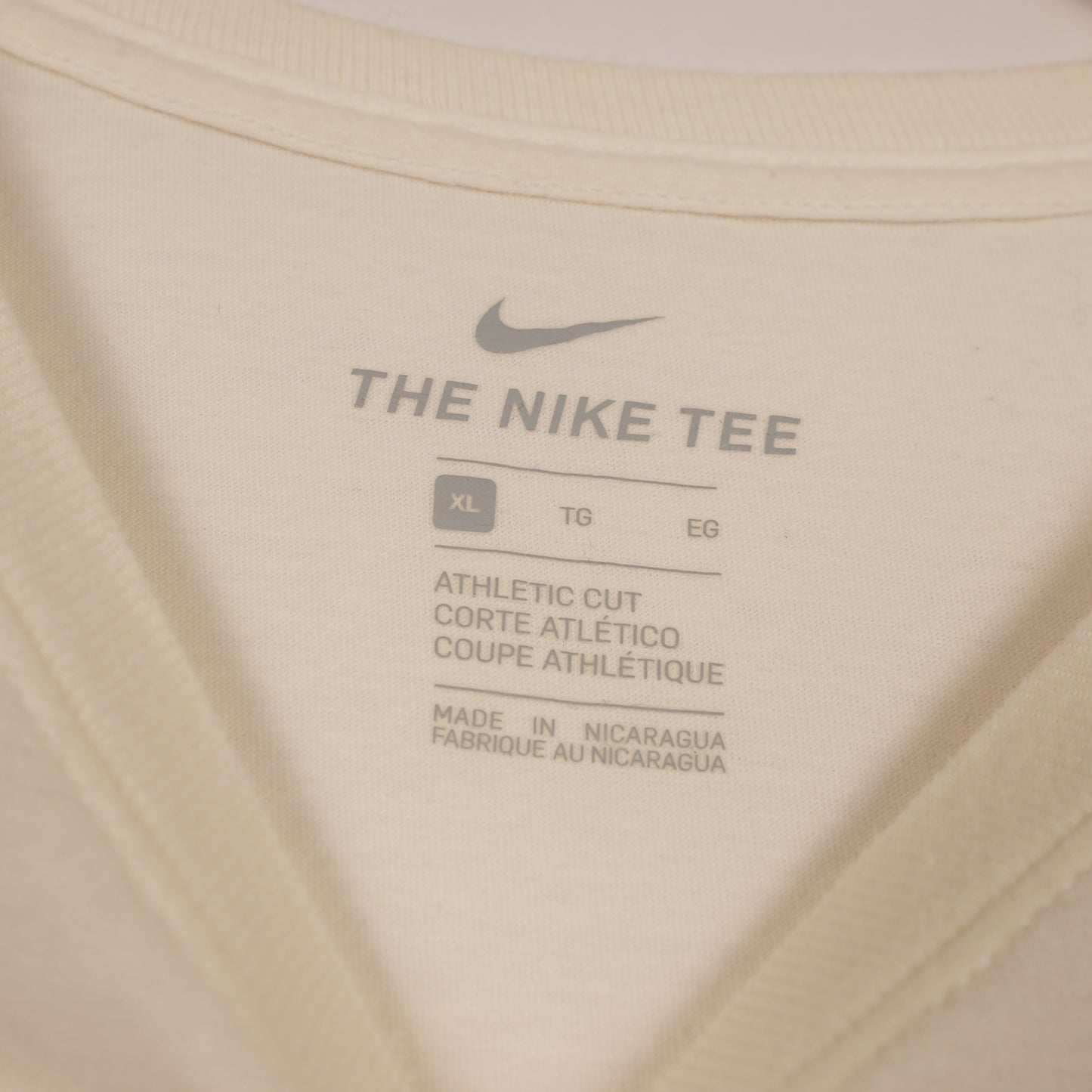Nike Cream Logo Tee (XL)
