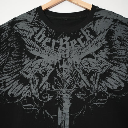BERSERK “FALLEN HAWK” GOTHIC TEE (XL-XXL)