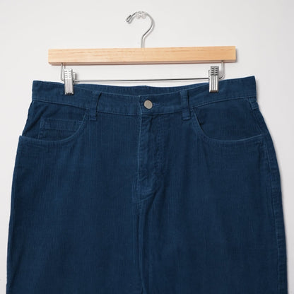 Unbranded Blue Corduroy Skate Pants (32x30, Skated In)