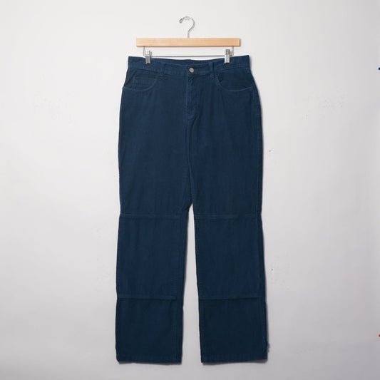 Unbranded Blue Corduroy Skate Pants (32x30, Skated In)