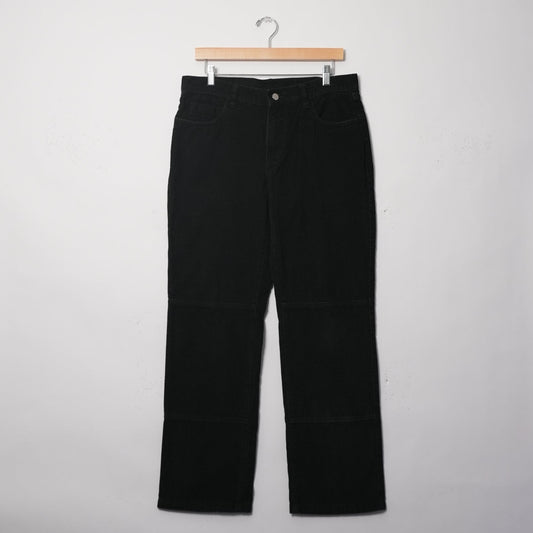 Unbranded Black Corduroy Skate Pants (32x30, Skated In)