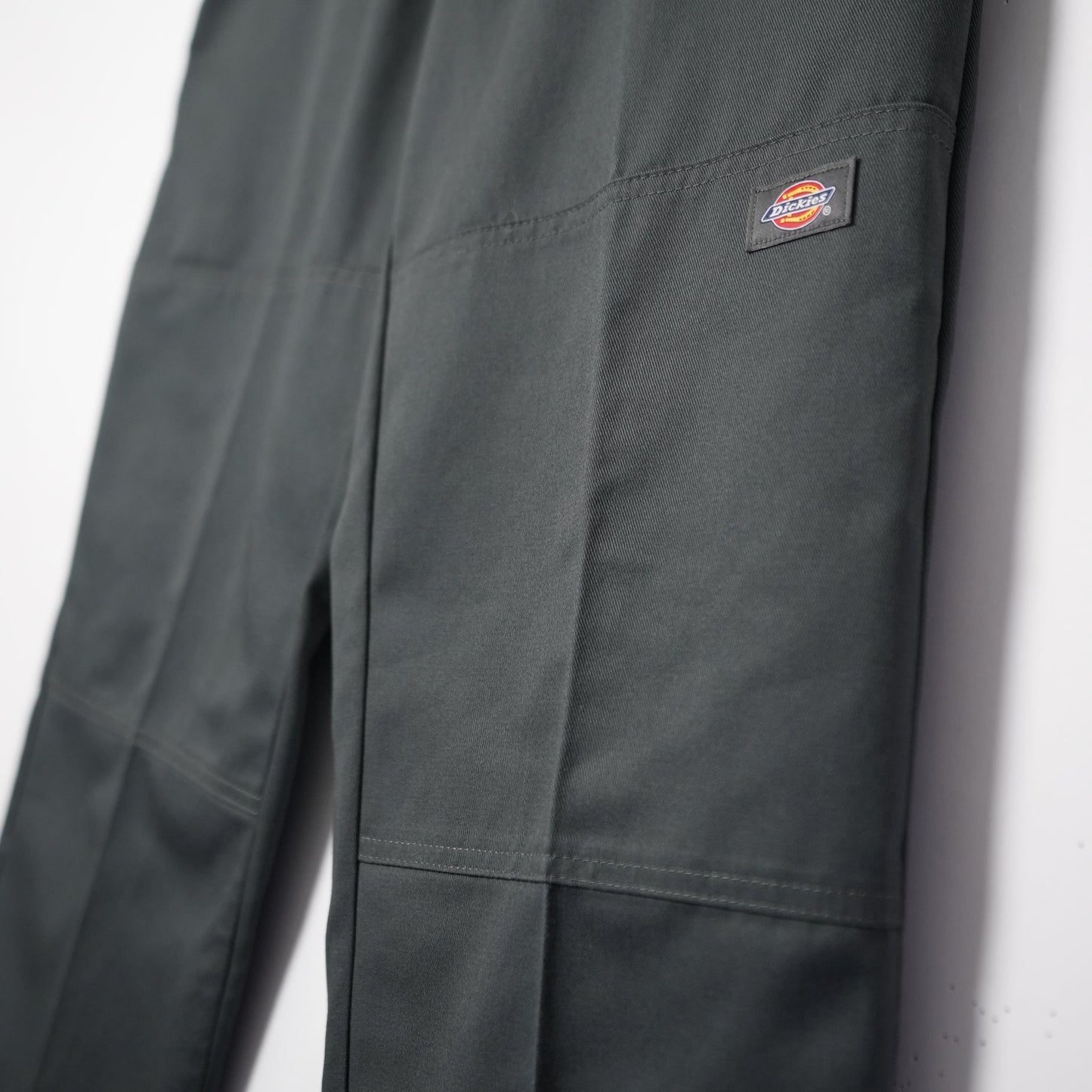 Dickies Charcoal Double Knee Pants (32x30, Skated In)